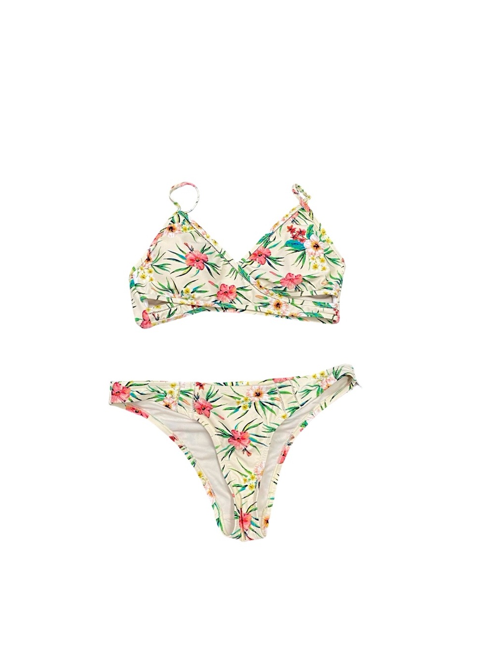 Cabana Del Sol Floral Bikini Size XL